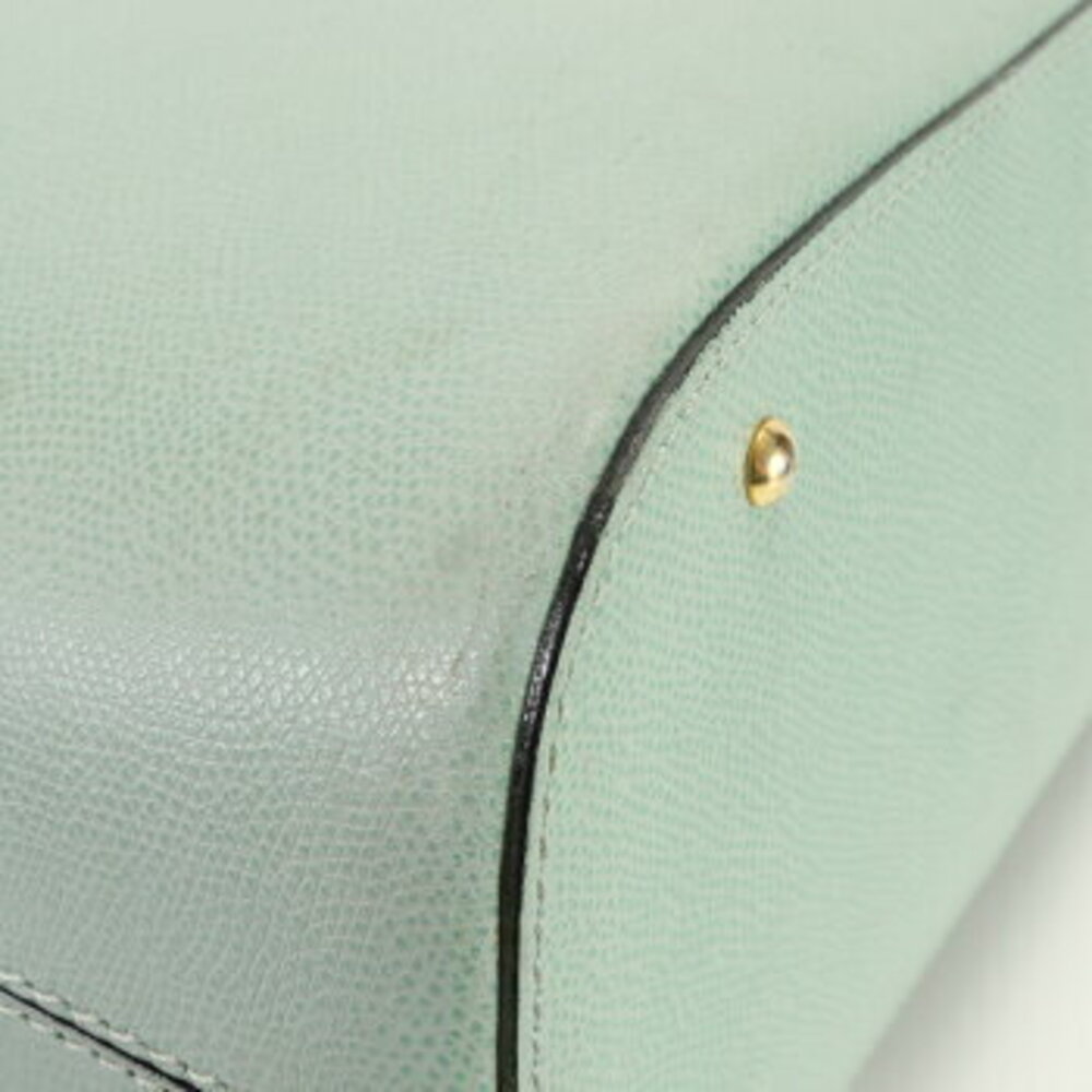 Celine leather shoulder bag crossbody handbag tote green - Picture 10 of 14